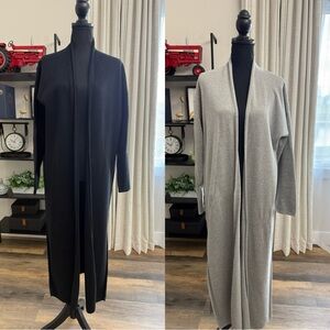 Banana Republic Black and Gray Cardigan